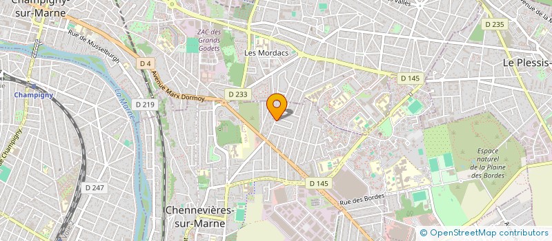 localisation de l'entreprise MADAME LUDIVINE COURSIL  CHENNEVIERES-SUR-MARNE