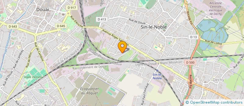 localisation de l'entreprise MADAME LUDIVINE COUSAERT  SIN-LE-NOBLE