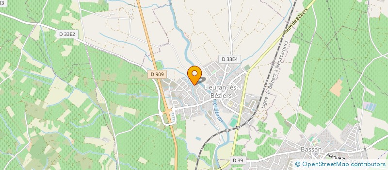 localisation de l'entreprise MADAME LUDIVINE CRAMMER à LIEURAN-LES-BEZIERS