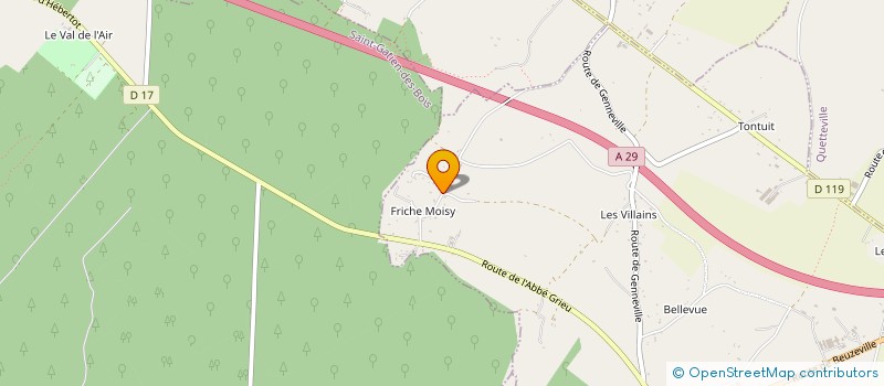 localisation de l'entreprise MADAME LUDIVINE CROSNIER  SAINT-BENOIT-D'HEBERTOT