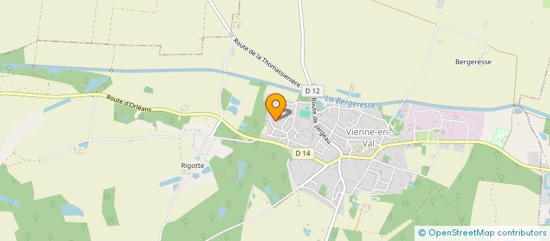 localisation de l'entreprise MADAME LUDIVINE CRUCHET à VIENNE-EN-VAL