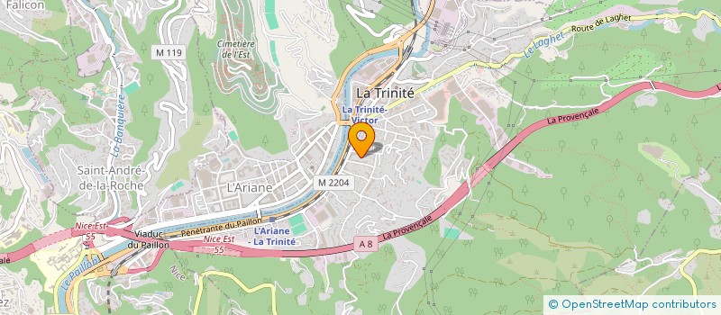 localisation de l'entreprise MADAME LUDIVINE CUTRI à LA TRINITE