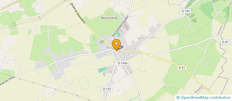 localisation de l'entreprise MADAME LUDIVINE DAMOISEAU  MOYAUX