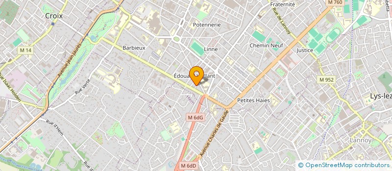 localisation de l'entreprise MADAME LUDIVINE DANNEELS à ROUBAIX