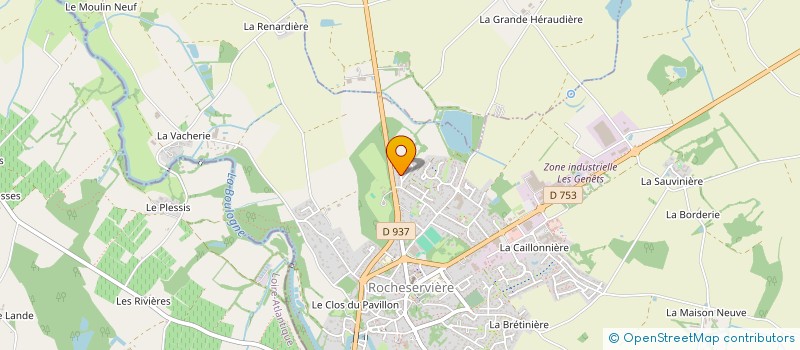 localisation de l'entreprise MADAME LUDIVINE DAUTIGNY  ROCHESERVIERE