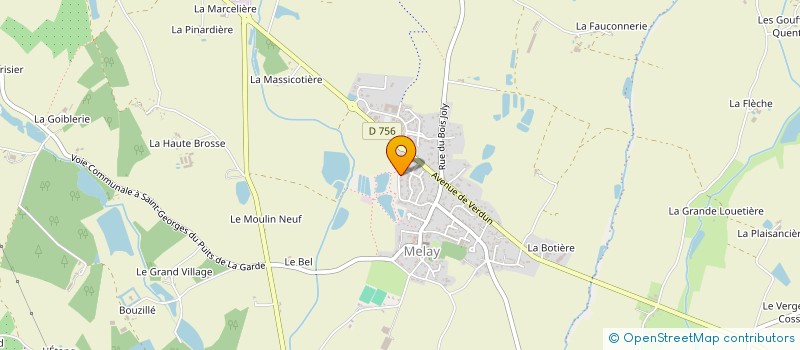 localisation de l'entreprise MADAME LUDIVINE DAVY  CHEMILLE-EN-ANJOU