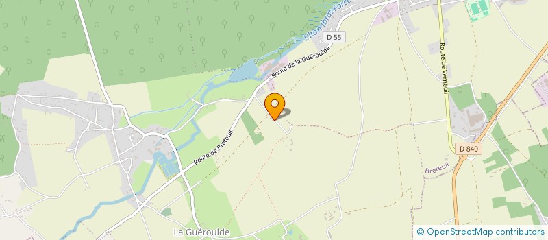 localisation de l'entreprise MADAME LUDIVINE DAZARD à BRETEUIL