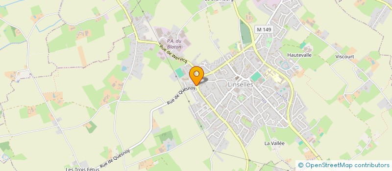 localisation de l'entreprise MADAME LUDIVINE DE BEYTER  LINSELLES