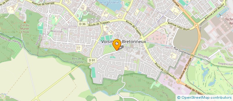 localisation de l'entreprise MADAME LUDIVINE DE MAUPEOU D ABLEIGES  VOISINS-LE-BRETONNEUX