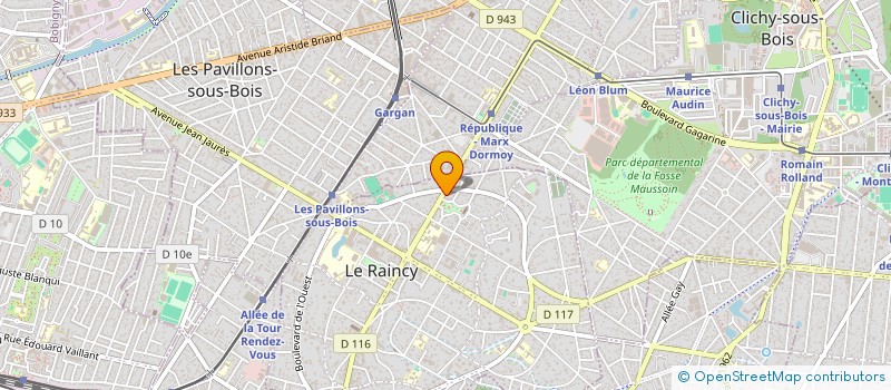 localisation de l'entreprise MADAME LUDIVINE DE VAHIA à LE RAINCY
