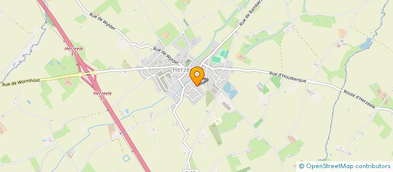 localisation de l'entreprise MADAME LUDIVINE DEBLONDE  HERZEELE