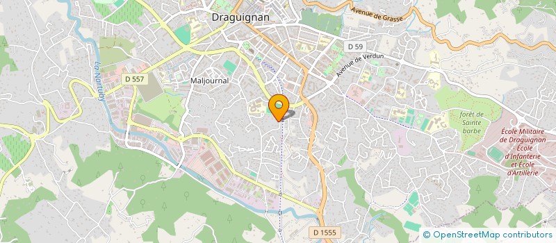 localisation de l'entreprise MADAME LUDIVINE DEBORT  DRAGUIGNAN