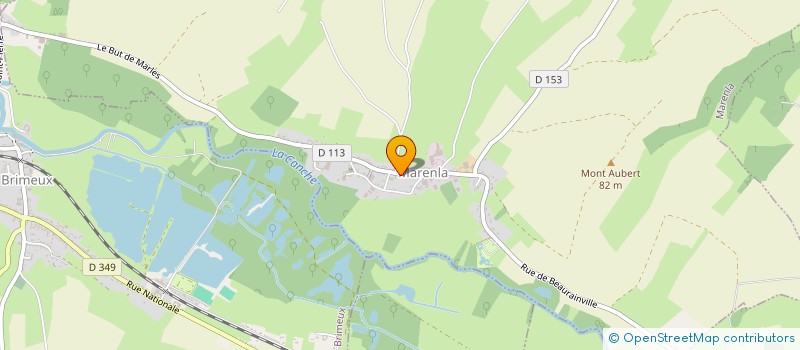 localisation de l'entreprise MADAME LUDIVINE DECORTE  MARENLA