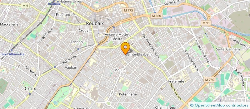 localisation de l'entreprise MADAME LUDIVINE DELAHAYE  ROUBAIX