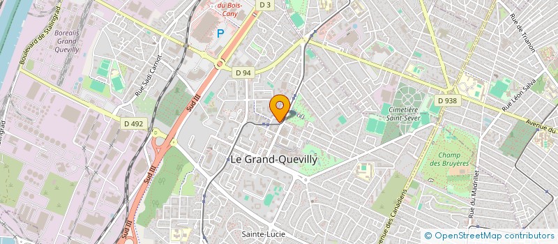 localisation de l'entreprise MADAME LUDIVINE DELAHAYES  LE GRAND-QUEVILLY