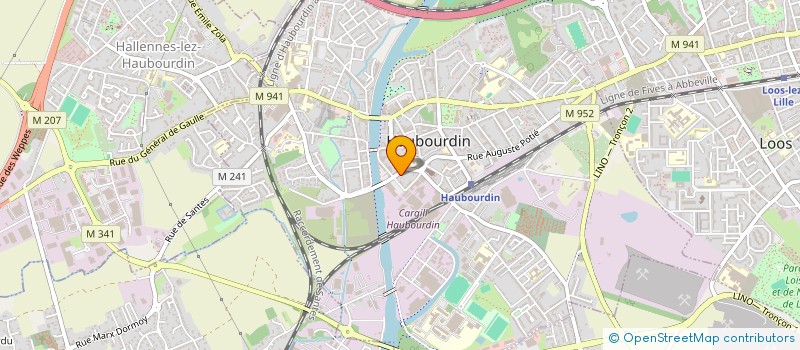 localisation de l'entreprise MADAME LUDIVINE DELCROIX à HAUBOURDIN