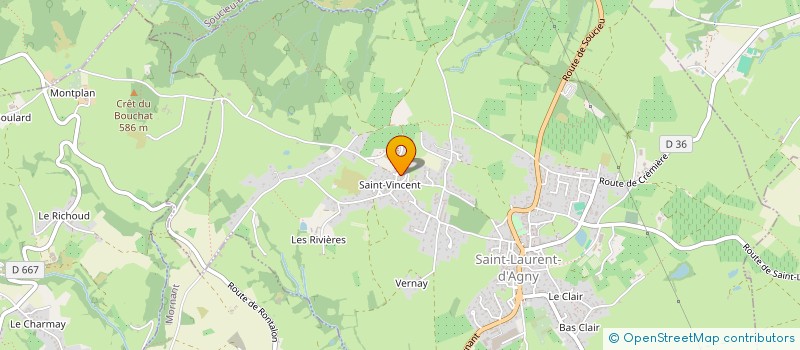 localisation de l'entreprise MADAME LUDIVINE DELEBECQUE  SAINT-LAURENT-D'AGNY