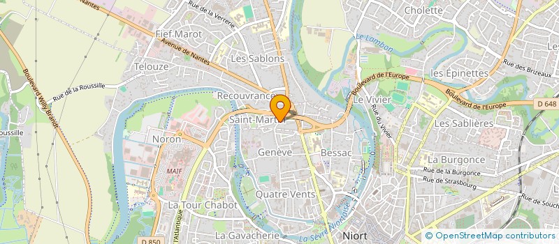 localisation de l'entreprise MADAME LUDIVINE DEMAY  NIORT