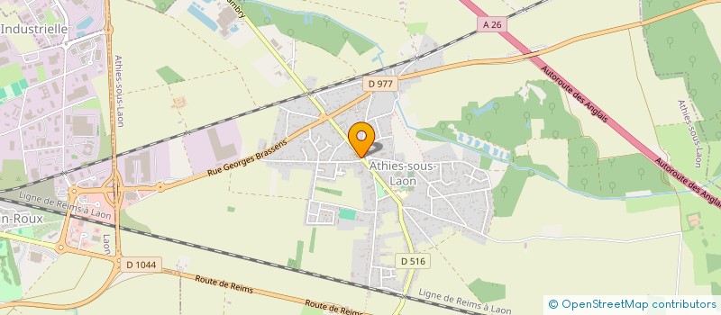 localisation de l'entreprise MADAME LUDIVINE DENEAUX à ATHIES-SOUS-LAON