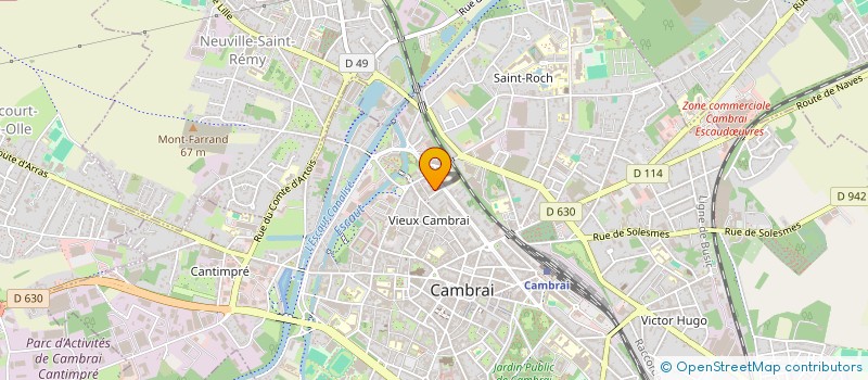 localisation de l'entreprise MADAME LUDIVINE DENIS  CAMBRAI