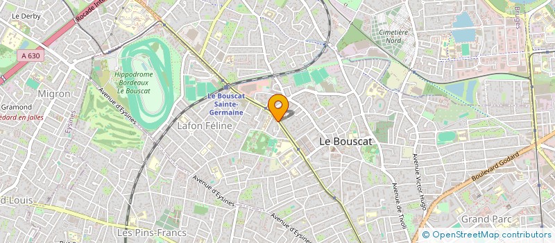 localisation de l'entreprise MADAME LUDIVINE DEPIN  LE BOUSCAT