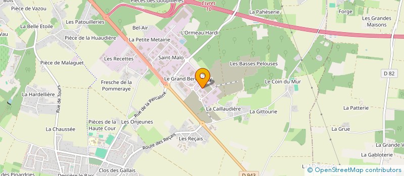 localisation de l'entreprise MADAME LUDIVINE DEPLAIX  ESVRES