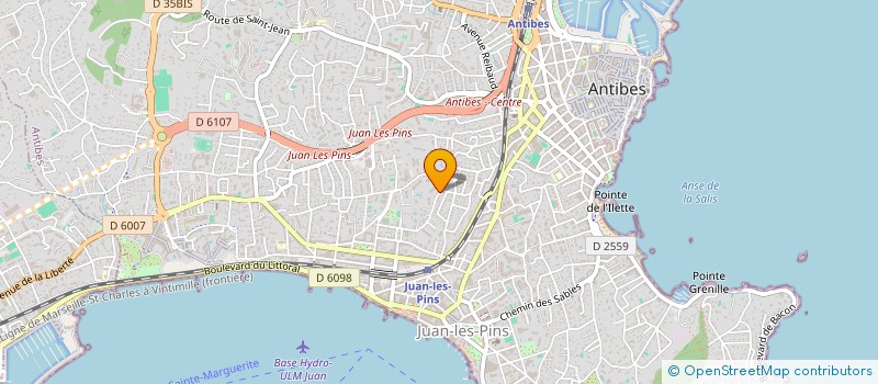 localisation de l'entreprise MADAME LUDIVINE DESOUBRIE à ANTIBES