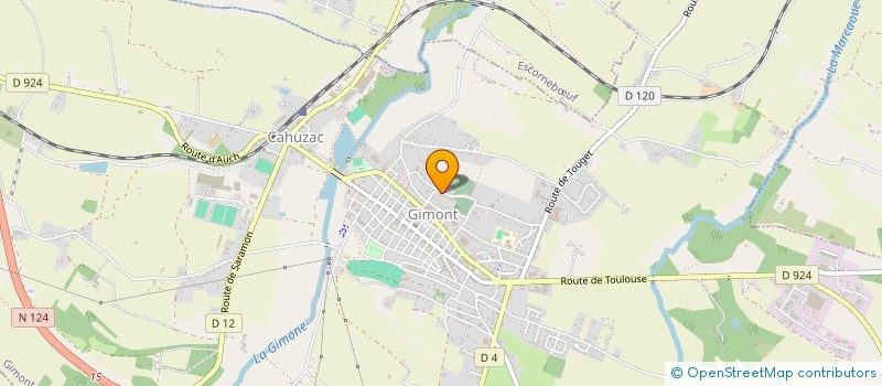 localisation de l'entreprise MADAME LUDIVINE DEVANT  GIMONT