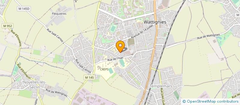 localisation de l'entreprise MADAME LUDIVINE DEVULDER  WATTIGNIES