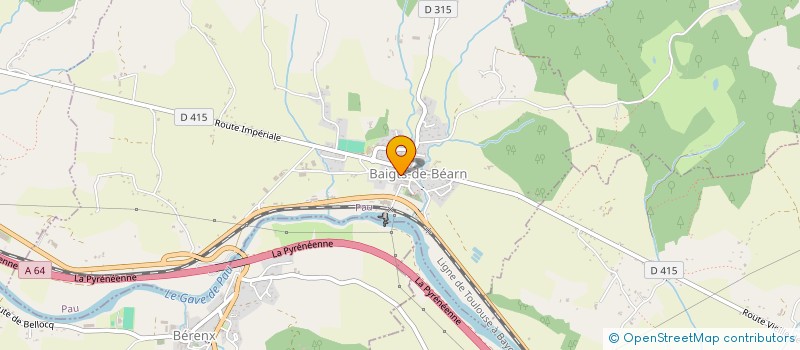 localisation de l'entreprise MADAME LUDIVINE DOLEANS  BAIGTS-DE-BEARN