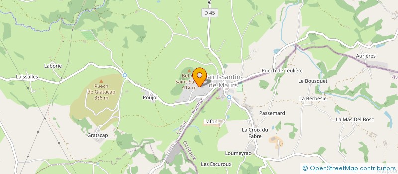 localisation de l'entreprise MADAME LUDIVINE DOMERGUE à SAINT-SANTIN-DE-MAURS