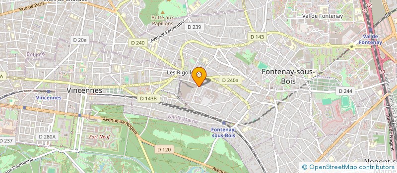 localisation de l'entreprise MADAME LUDIVINE DUBOS à FONTENAY-SOUS-BOIS