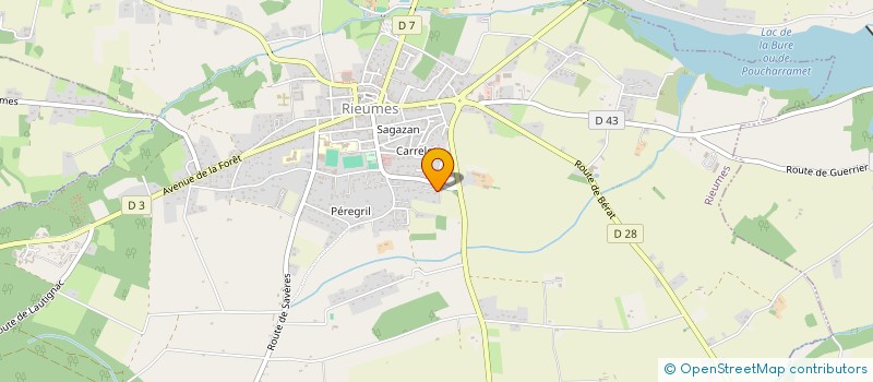 localisation de l'entreprise MADAME LUDIVINE DUFLOT  BERAT