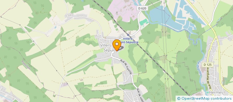 localisation de l'entreprise MADAME LUDIVINE DUFRESNOY  VILLERS-SAINT-SEPULCRE