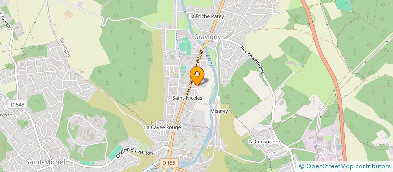 localisation de l'entreprise MADAME LUDIVINE DUHAMEL à GRAVIGNY