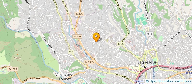 localisation de l'entreprise MADAME LUDIVINE DUMAS à CAGNES-SUR-MER