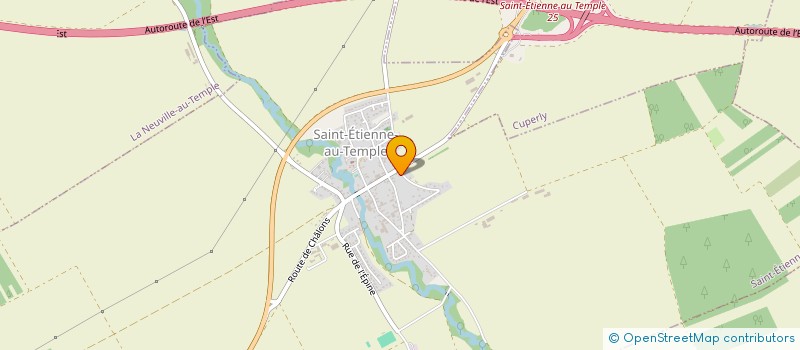 localisation de l'entreprise MADAME LUDIVINE DUMENIL  SAINT-ETIENNE-AU-TEMPLE