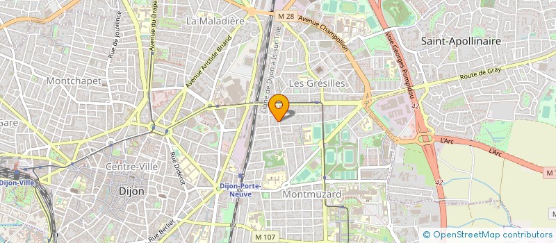 localisation de l'entreprise MADAME LUDIVINE DUPAQUIER à DIJON