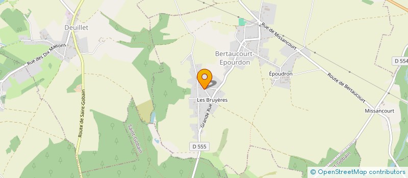 localisation de l'entreprise MADAME LUDIVINE DUPART  BERTAUCOURT-EPOURDON