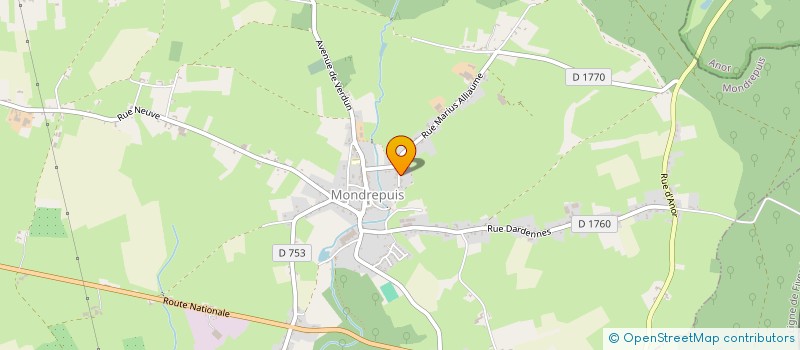 localisation de l'entreprise MADAME LUDIVINE DUPLAYE à MONDREPUIS