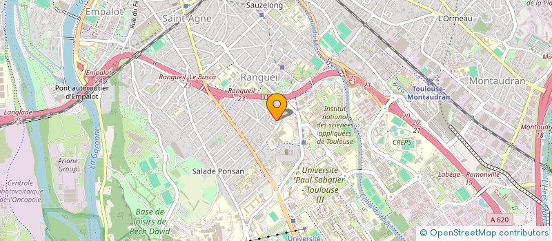 localisation de l'entreprise MADAME LUDIVINE DUPONT à TOULOUSE