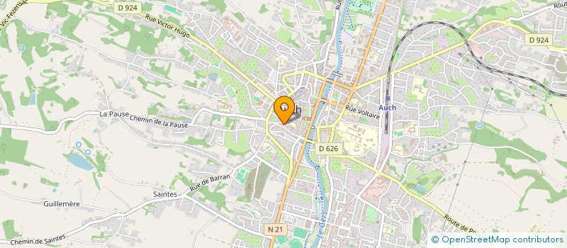 localisation de l'entreprise MADAME LUDIVINE DUPUY  AUCH