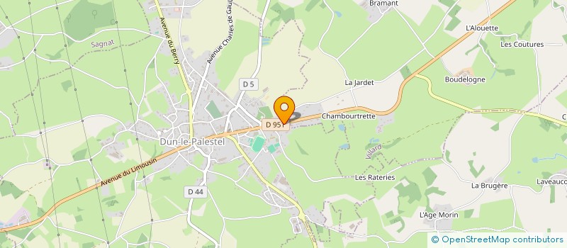 localisation de l'entreprise MADAME LUDIVINE DURAND à DUN-LE-PALESTEL