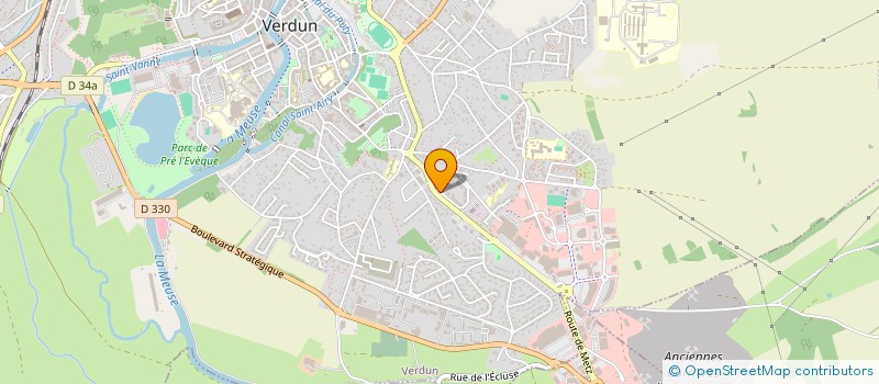 localisation de l'entreprise MADAME LUDIVINE DUVAL à VERDUN