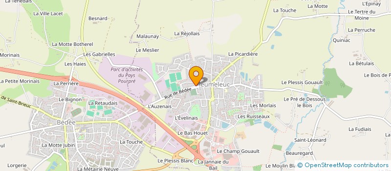 localisation de l'entreprise MADAME LUDIVINE ELIES  PLEUMELEUC