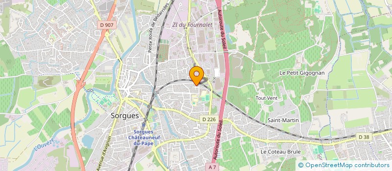 localisation de l'entreprise MADAME LUDIVINE ESPARIAT  SORGUES