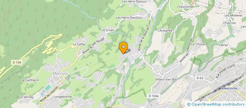 localisation de l'entreprise MADAME LUDIVINE ETIENNE BONNAVE  MERCURY