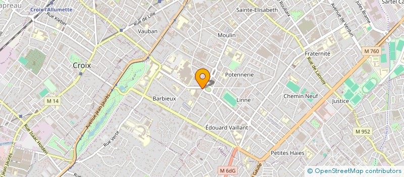 localisation de l'entreprise MADAME LUDIVINE FASSEU à ROUBAIX