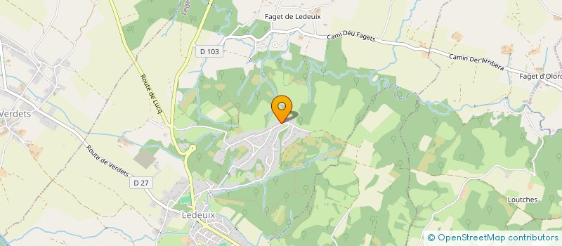 localisation de l'entreprise MADAME LUDIVINE FAURE  LEDEUIX