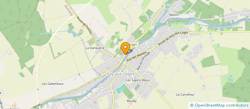 localisation de l'entreprise MADAME LUDIVINE FELIX  FAY-AUX-LOGES